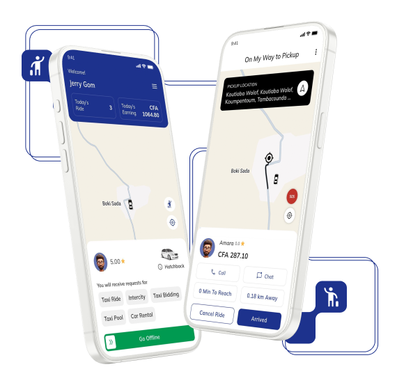 Fonctionnalités de l'application client